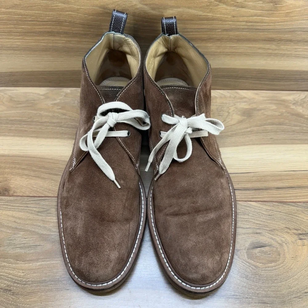George Brown Bilt Mens Boots Size 10.5 M Brown Suede Chukka Boot